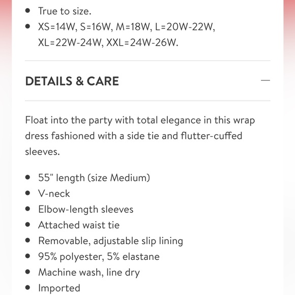 NEW City Chic flutter sleeve wrap maxi dress 16W - Picture 10 of 10